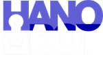 Dark mode logo for HANOBOT GmbH