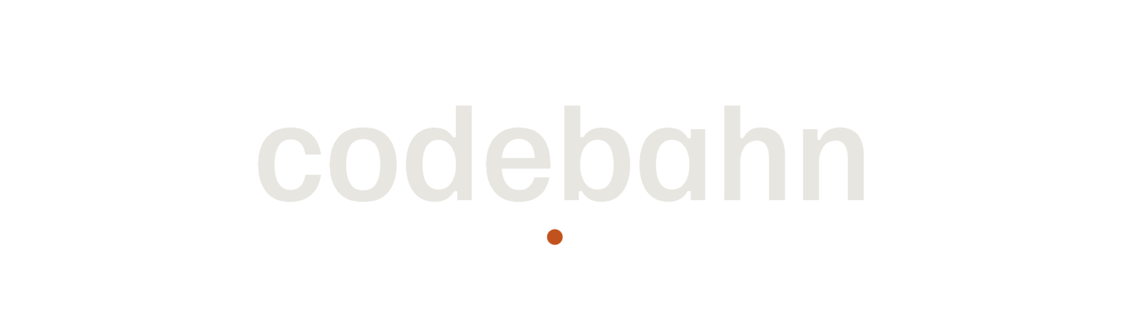 Dark mode logo for Codebahn