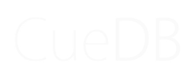 Logo for CueDB · MVL