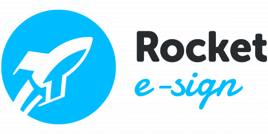 Logo for Rocket E-Sign